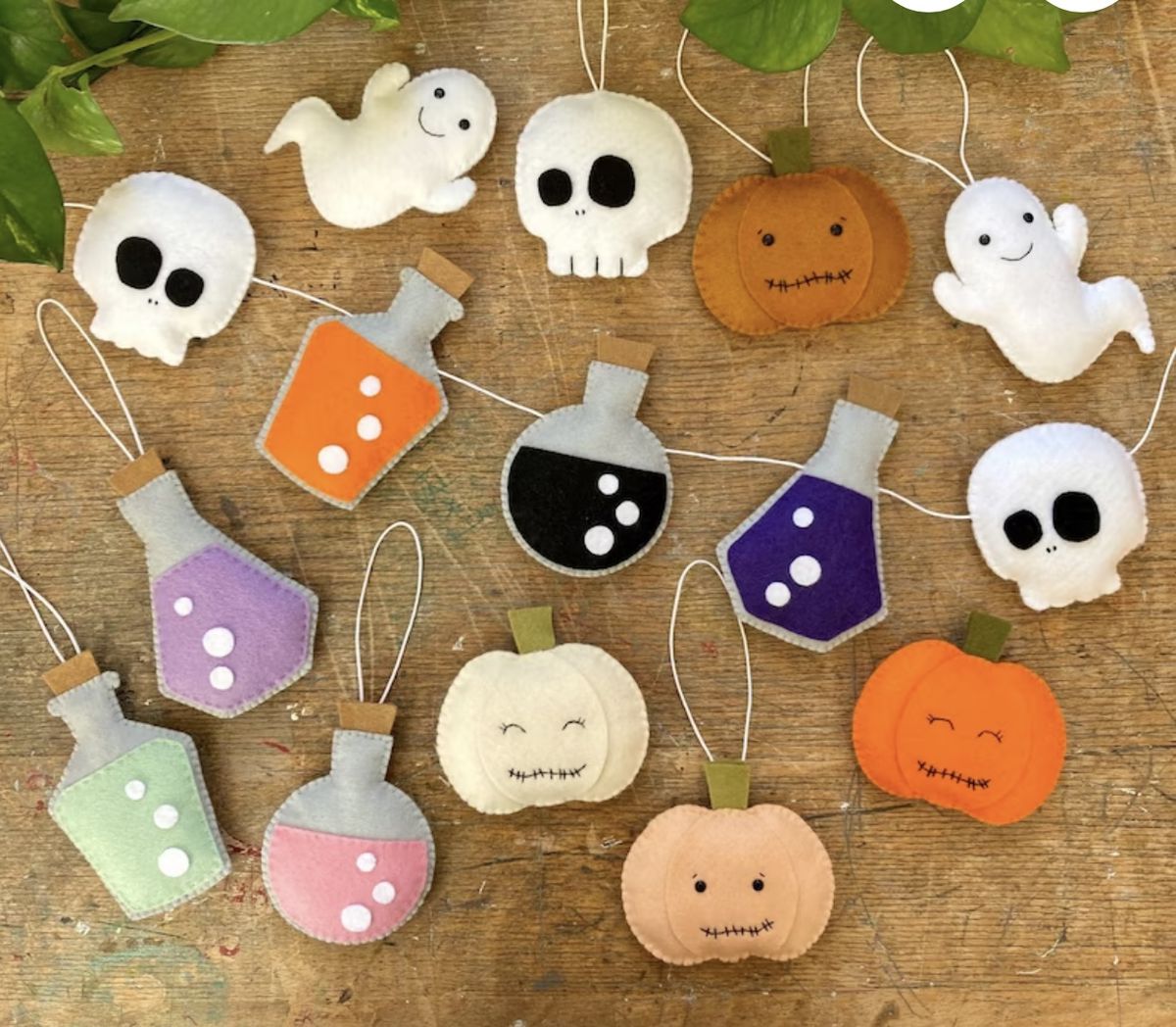 Halloween cute garland