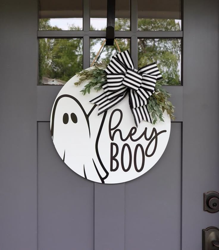Hey Boo Banner na dvere