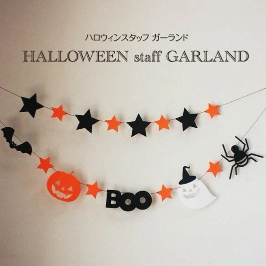 Halloween garland stars