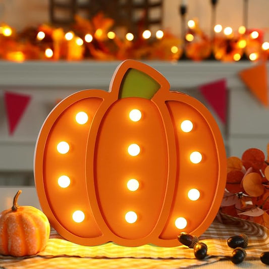 Pumpkin with leds