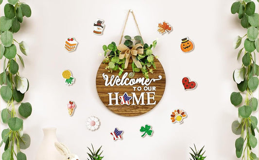 Door wood banner