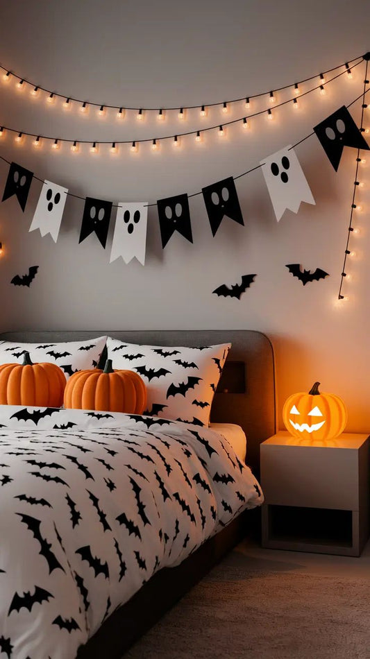 Halloween geometric garland