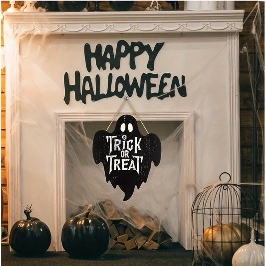 Halloween ghost hanger Trick or Treat