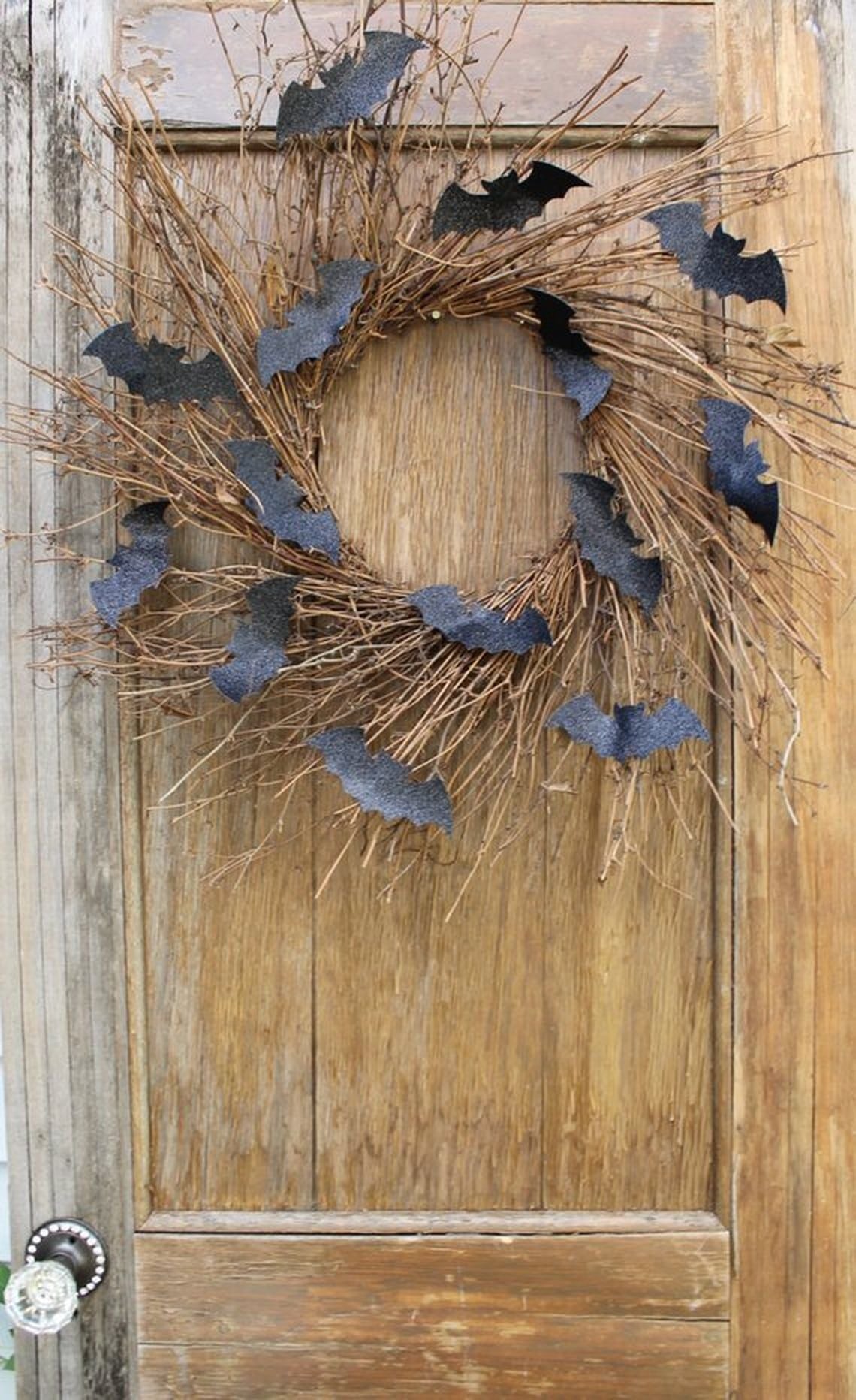 Branches wreath halloween