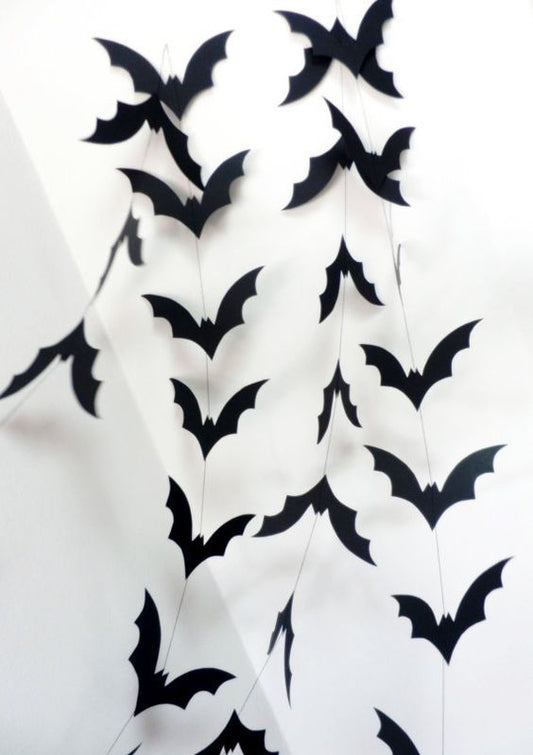 Vampire bats garland hanging