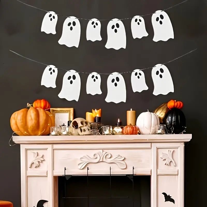 Ghost white garland