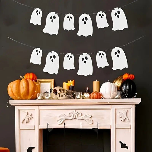 Ghost white garland