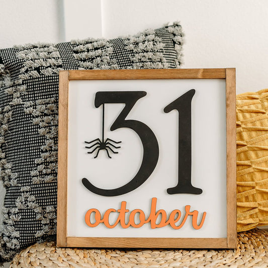 October 31 Orange Halloween