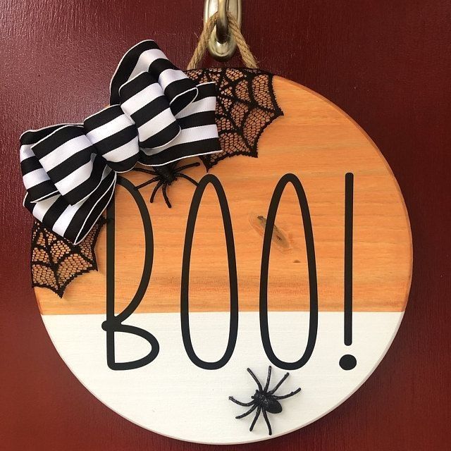 Halloween závesná dekorácia BOO